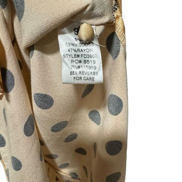 Revolve Dress Forum Los Angeles Vici Call Me Maybe Peach Polka Dot Midi Dress - Picture 5 of 8